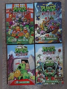 4 Plants Vs Zombies Hard Cover Comic Books Dark Horse